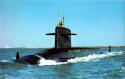 USS Thomas Jefferson (SSBN-618) postcard - image