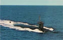 USS Pollack SSN-603 postcard - image